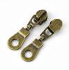 Meetee 5-20Pcs 5# Zipper Slider for Nylon Zippers Zinc Alloy Zip Head Decor Bronze Zips Puller Jacket Coat Sewing Accessories