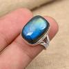 Labradorite Gemstone 925 Sterling Silver Handmade Wedding Jewelry Ring