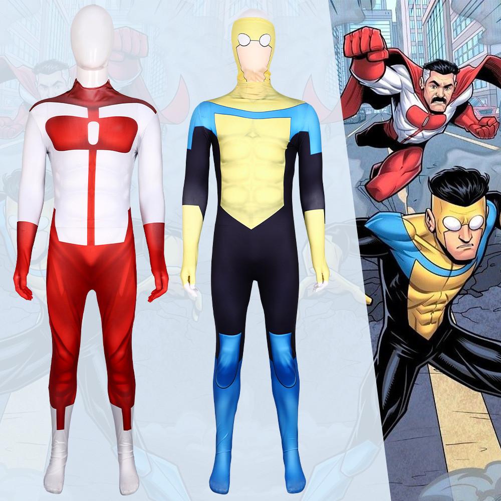 Invincible Man Omni Atom Eve Cosplay Costume Jumpsuit Halloween Party Gifts