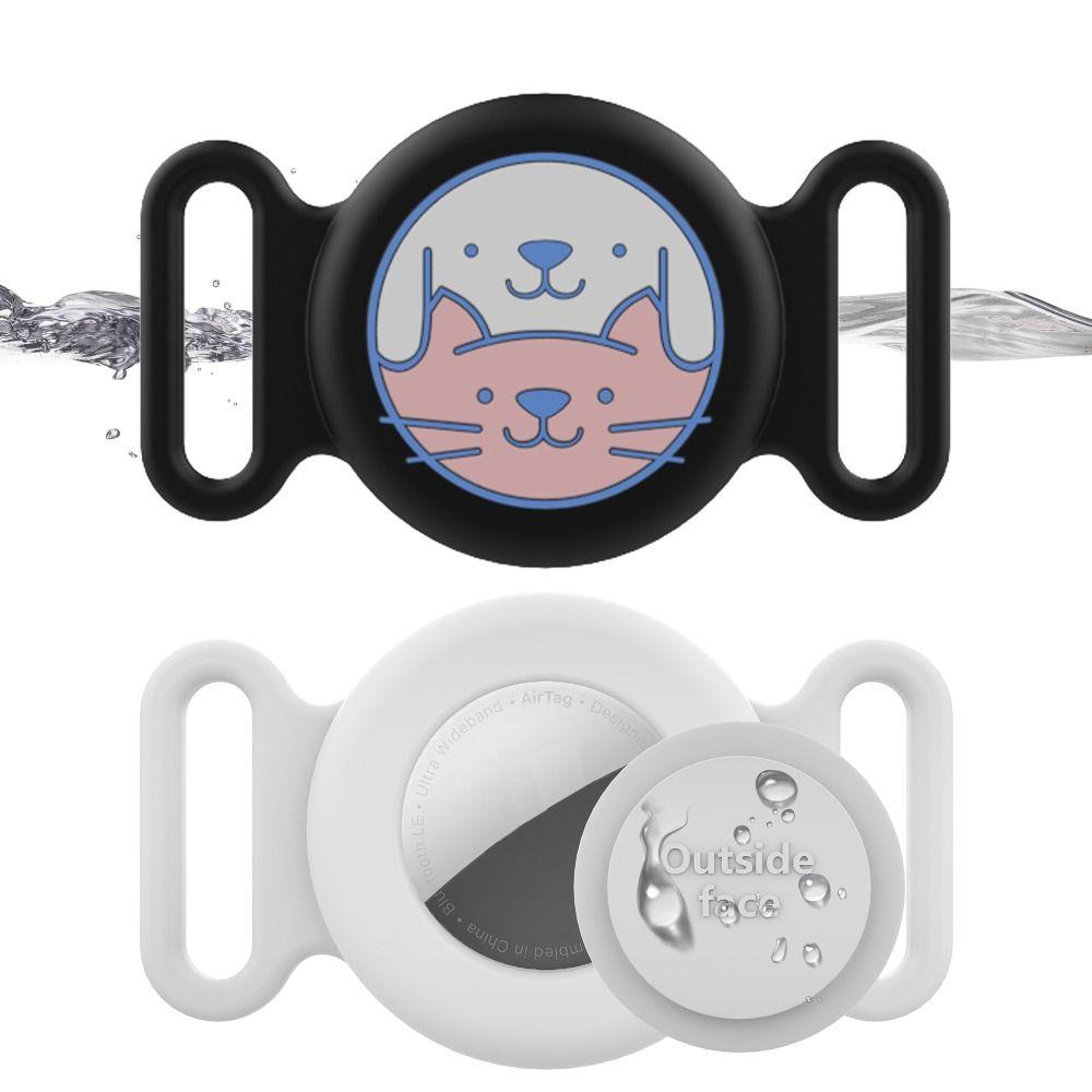 Anti Lost Pets Collar Silicone Case Waterproof Holder Protector for AirTag Cat Dog