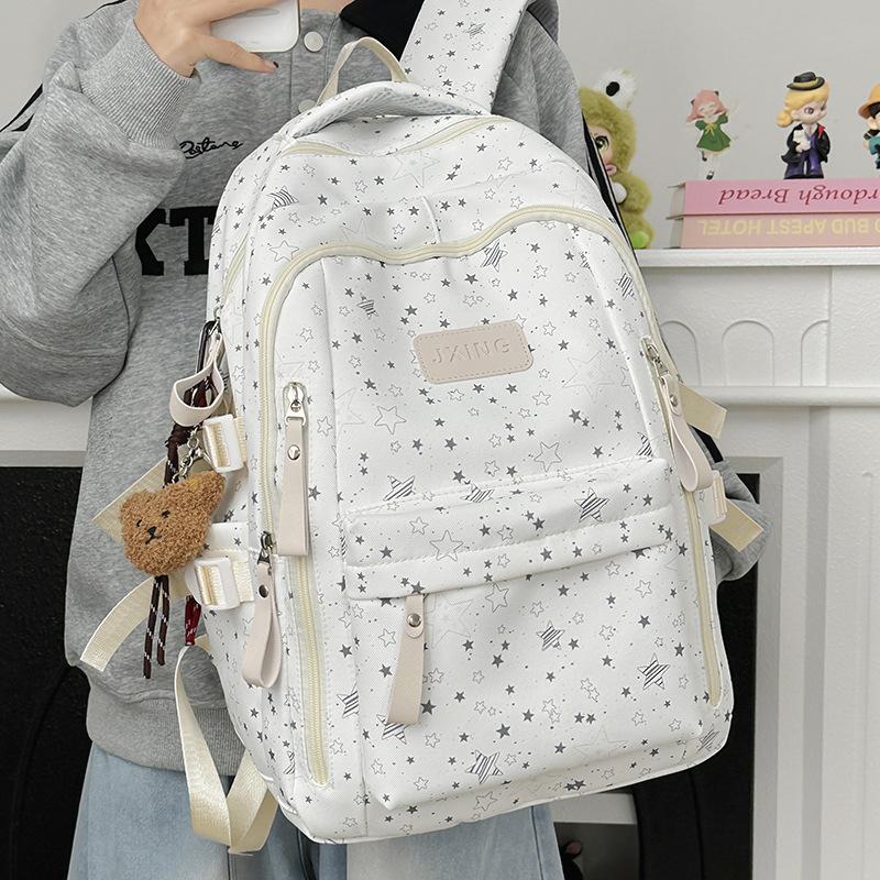 Schoolbag Japanese Ins New High-value, Fresh, Sweet, Casual and Fashionable Backpack, Casual and Lightweight Backpack for Junior High School Students