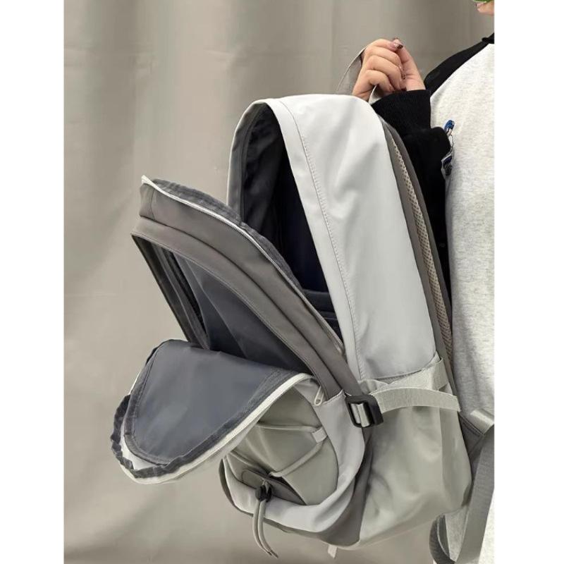 Mountain Outdoor Wind Hiking Backpack Women's Large-capacity Design Sense Niche Lightweight Schoolbag High School Girls