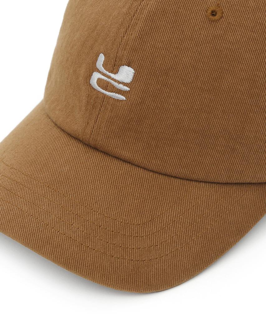 Eondeokeonteulol Four Seasons Cotton Logo Embroidered Basic Soft Top Unisex Ball Cap Uc / Washed B B / Desert