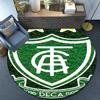 America Futebol Clube Round Rug for Livingroom,Bedroom, Palyroom, Chair Rug, Area Rug, Circle Carpet, Large Size Fan Christmas Gift
