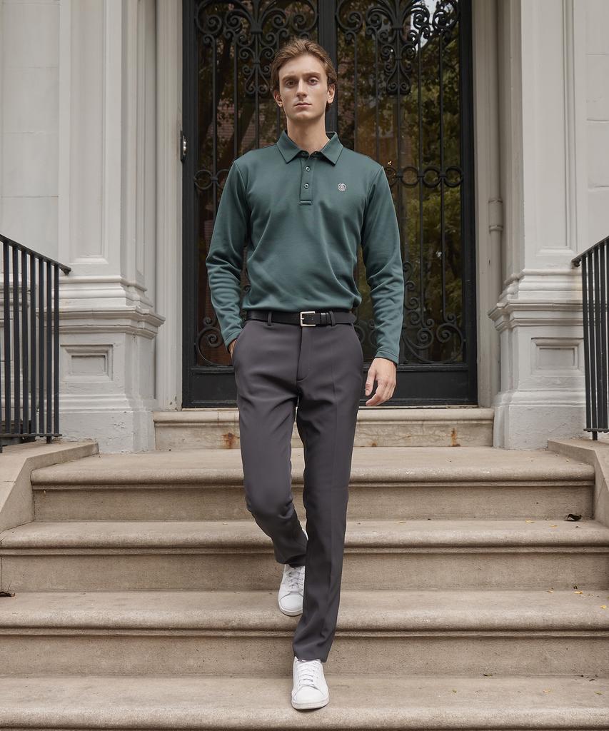 APPLE+RIND Brushed Bonded Pants_Charcoal Gray