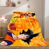 1 Stück Son Goku Druck Flanelldecke, Hohe Qualität für alle Jahreszeiten, Heimdekoration, Wärme und Komfort, Perfekt für Weihnachtsgeschenke