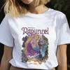 Trendy Casual Rapunzel Printed Women's T-shirt  Short Sleeve Casual Top Women Personalized Clothing