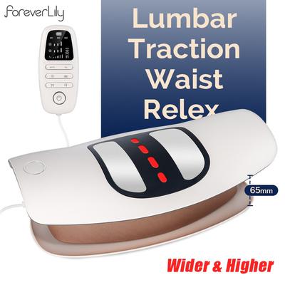 Electric Lumbar Traction Massager Adjustable Vibration Waist Traction Massager Waist Spine Support Back Massage Machine