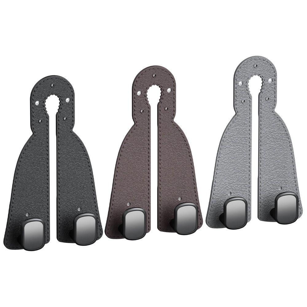 2 In 1 Car Headrest Hook Hidden Car Hooks Durable Car Seat Double Hooks Car Interior Accessories