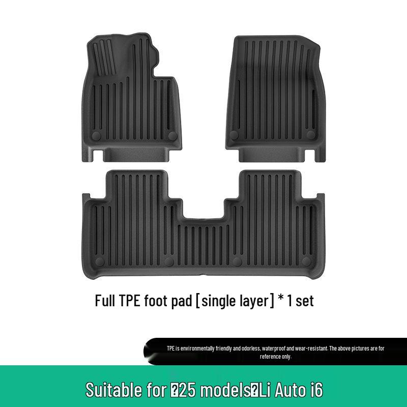 Custom-Fit All-Weather TPE Floor Mats & Trunk Mat for 2025 Li Auto I6