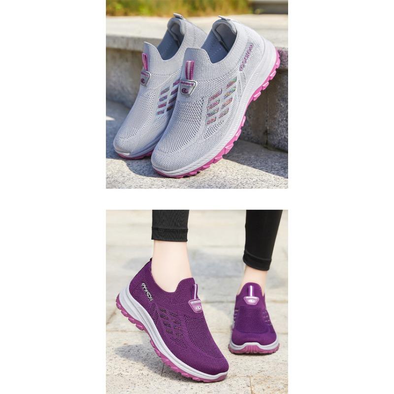Walking Shoes for Women, Breathable Soft Soled Shoes for Middle-aged and Elderly Mothers