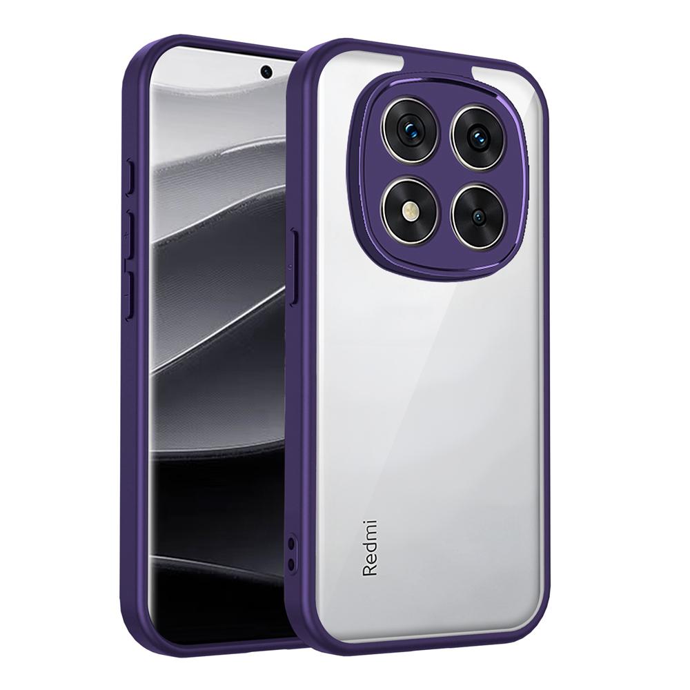KEYSION Transparente Handyhülle für Redmi Note 15 Pro 4G 15 Pro+5G Silikon+PC Klare stoßfeste Handyhülle für Redmi Note 15 5G