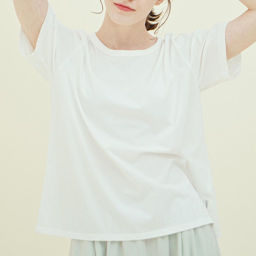 CHIQUITA A-Line T-Shirt Sleeveless (Cotton) Ivory 242607Siv