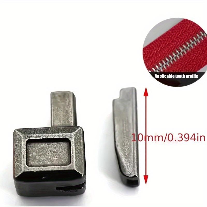 3 /12Pairs 5# Zipper Repair Accessories Left And Right Plug Base Single Opening Zipper Repair Parts for Home Repair