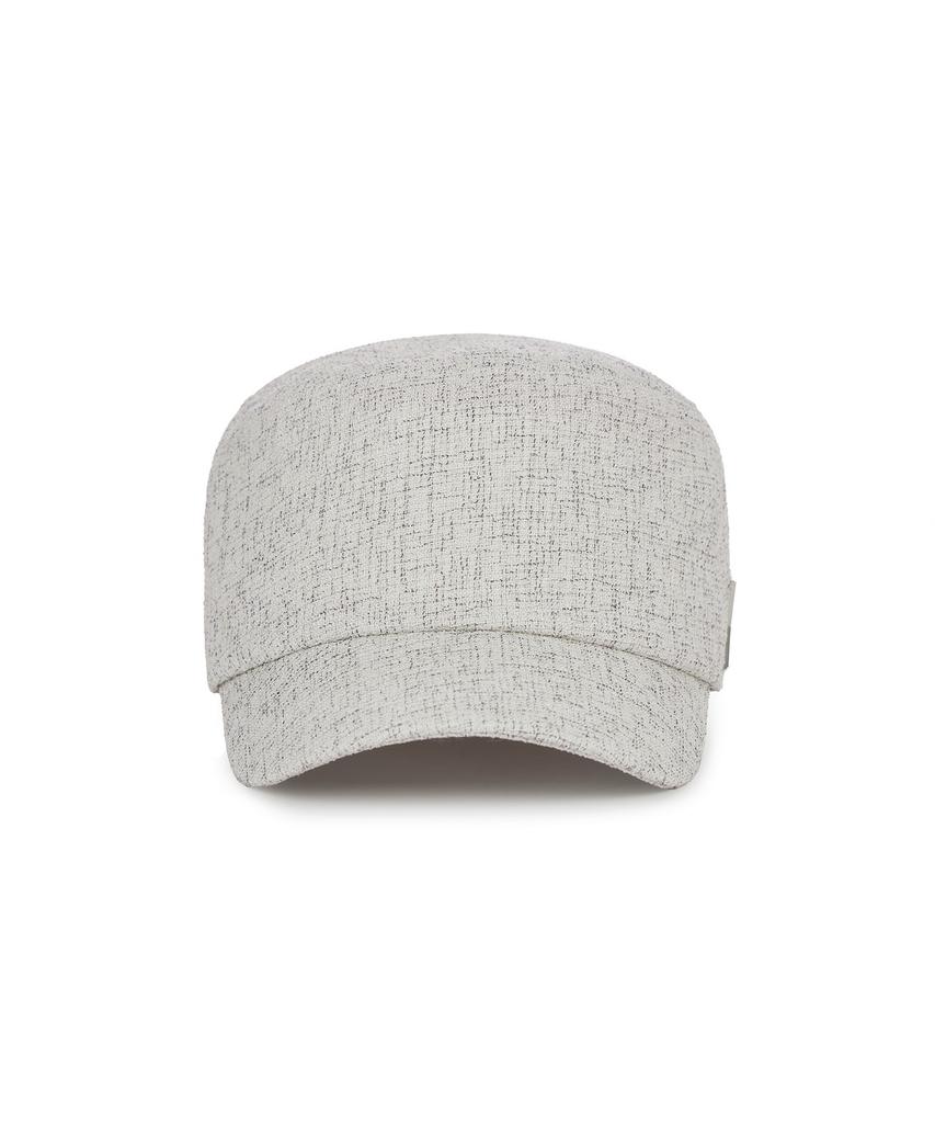 Bajal Epoxy Stud Bellboy Cap White