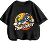 Stylish Tom And Jerry Children T Shirt Summer Thin Short Sleeve Kawaii Design Casual Daily Clothes