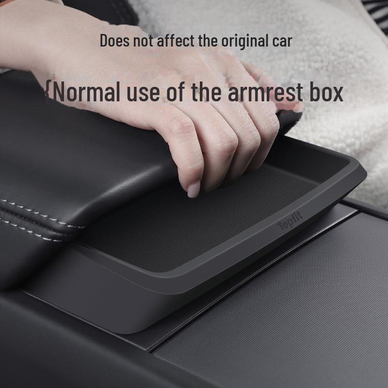 Compatible with Tesla Model 3 Highland: Central Control Armrest Storage Box