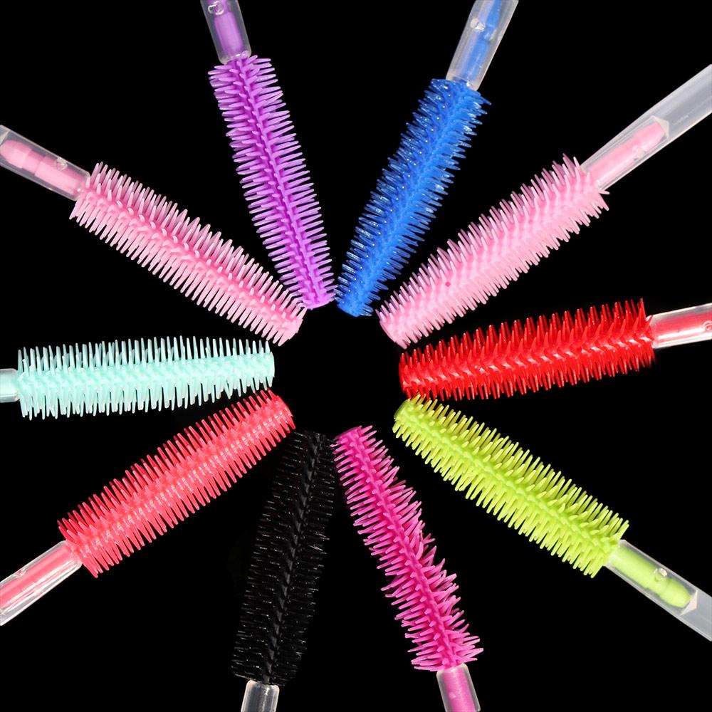 Pieptene pentru extensia genelor Mascara Aplicator baghetă Perie pentru sprâncene de unică folosință Spoolers Genele pentru ochi