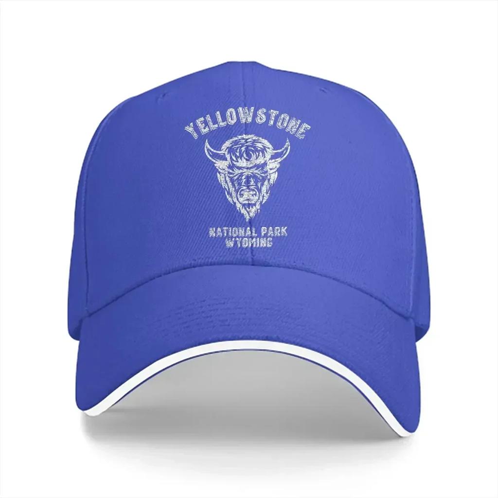 Yellowstone National Park Multicolor Hat Peaked Unisexs Cap Special Personalized Visor Protection Hats