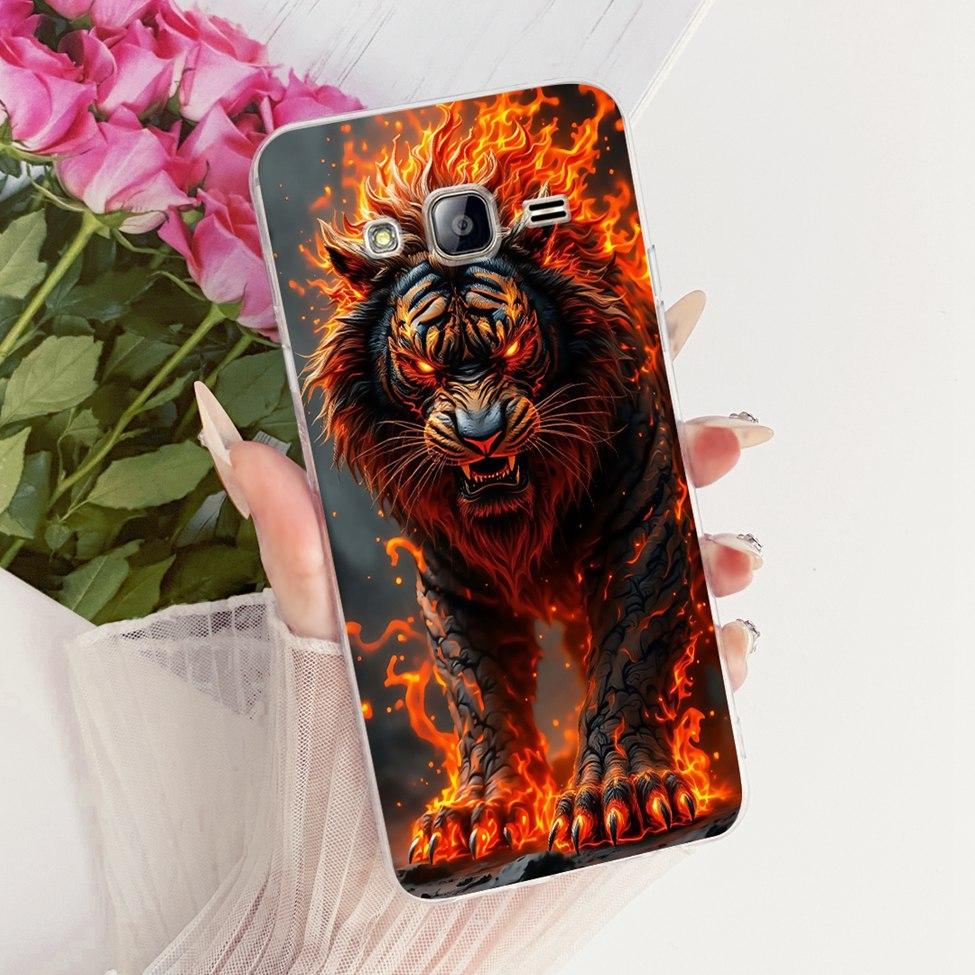 Coque Transparente Pour Samsung J3 2016 Mignonne Mode Luxe Drôle Cool Coque Peinte Pour Samsung Galaxy J3 2016 J320A J320H J3109 J320FN