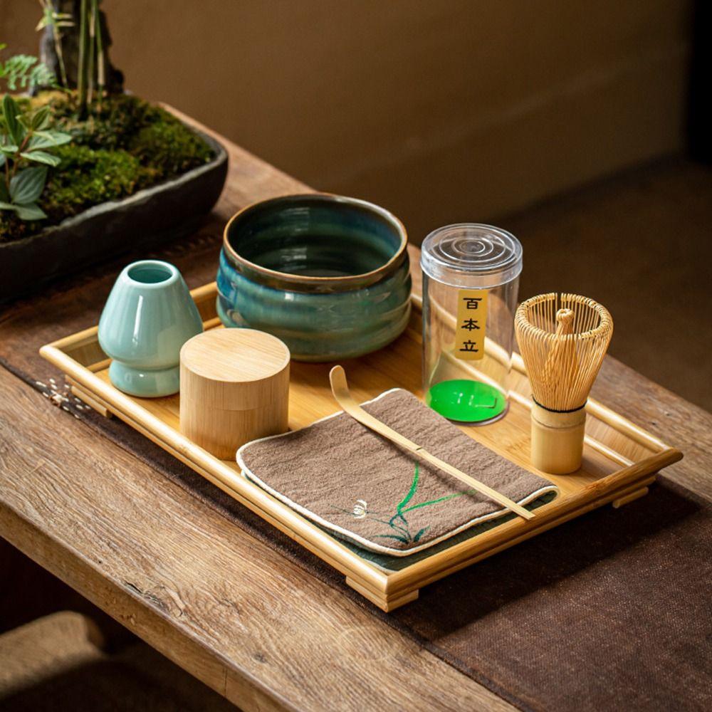 80 Fringe DIY Kitchen Japanese Tea Set Green Tea Bamboo Brush Matcha Tea Powder Whisk Matcha Tea Tools Bamboo Accessories