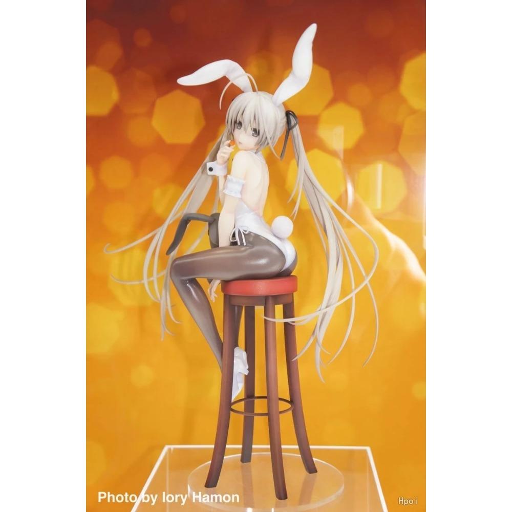 Anime Rolle Kasugano Sora Figur Hasenmädchen Schwarze Seide Sexy Modell Spielzeug Geschenk 17CM Actionfigur Puppe Instant-Nudeln drücken