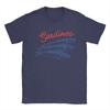 Men T-Shirts Les Sardines Fisherman Aesthetic Coastal Fish Fun Cotton Tee Shirt Short Sleeve T Shirt Crew Neck Tops Plus Size