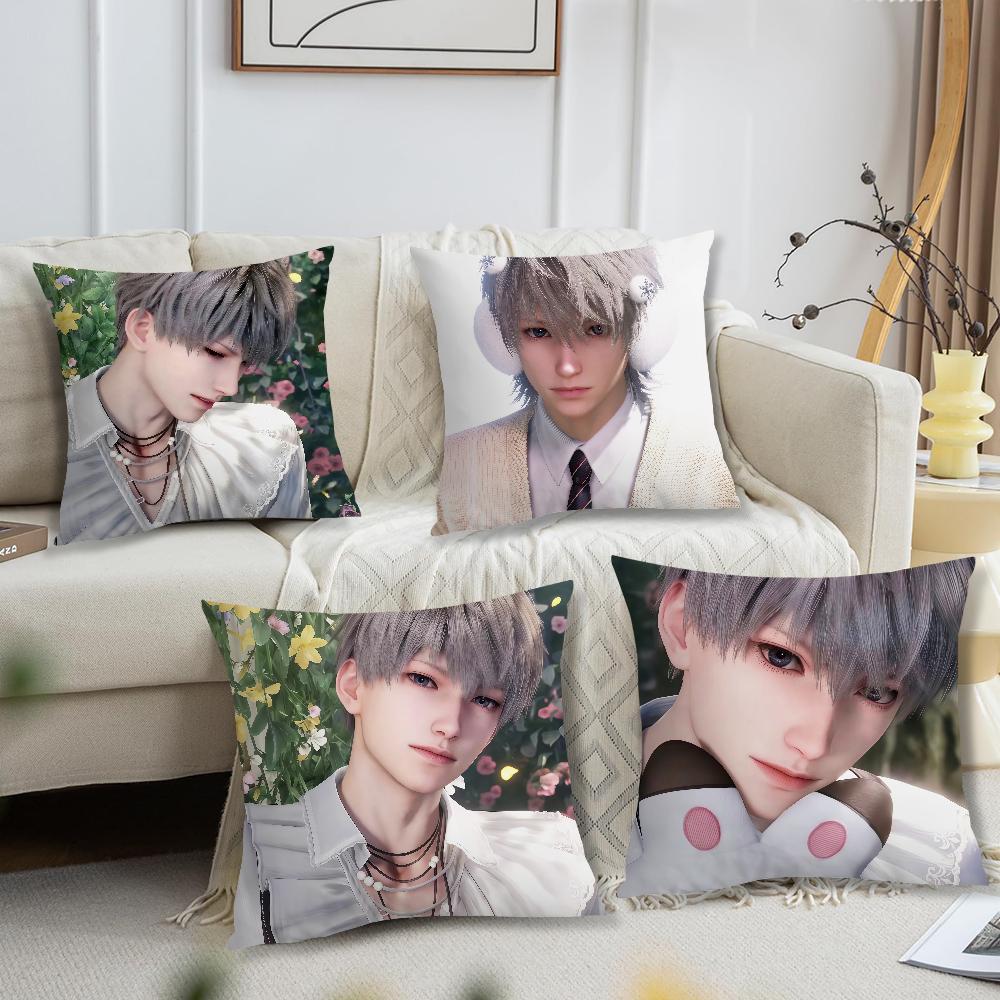 game Love and Deepspace Xavier cute cozy soft Pillow Case for Sofa Living Room Home office Decor Protective Covers