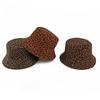 Summer Leopard Bucket Hat For Women Double Side Foldable Sunshade Outdoor Beach Hats Girl Best Matched Fisherman Cap Men Gift