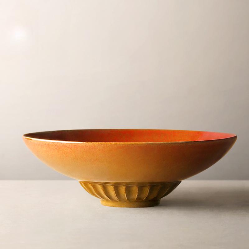 Ceramic Straw Hat Plate Western Style Steak Plate Pasta Dish Thick Soup Plates Dessert Bowl Fruit Dish Salad Bowl Sashimi Plates