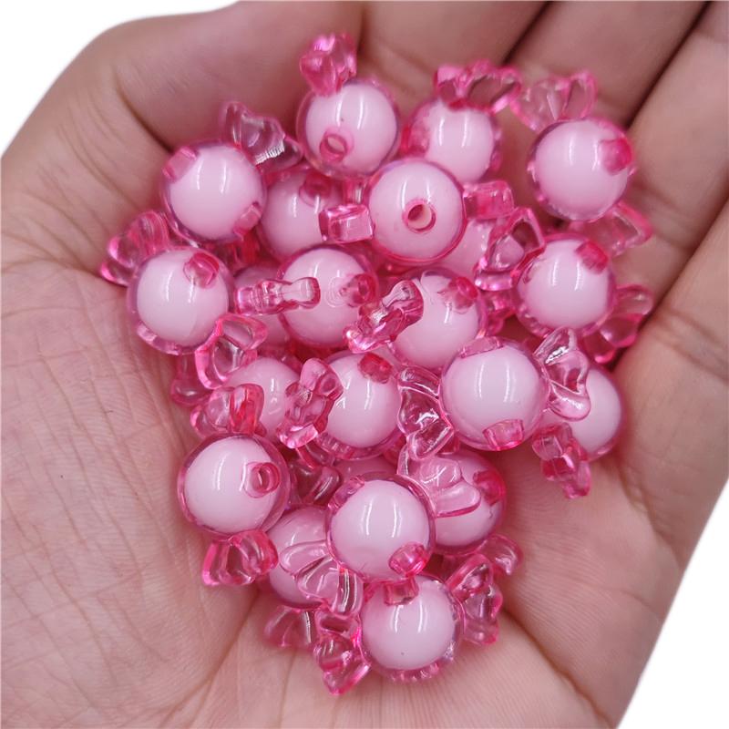 DIY Crafts 50Gb 21*12mm brīvas krelles, konfekšu forma rotaslietu izgatavošanai, kaklarotas rokassprādzes vairumtirdzniecības kulons