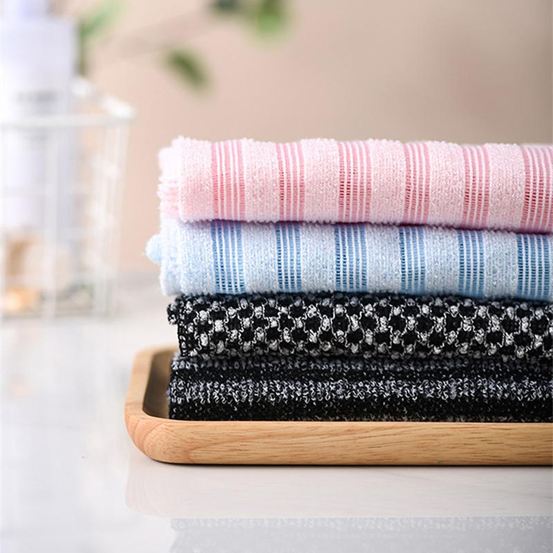 Japanese Rubbing Washcloth Bath Nylon Towel Brush For Back Towels Exfoliating Scrub Shower Sponge Body Bathroom Accessories