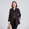 Fengmao Women's 100% Pure Wool Double-Faced Short Coat
