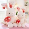 40/60/85cm Pilz Hase Plüsch Kaninchen Spielzeug Kissen Geburtstagsgeschenk für Jungen Mädchen Kinder Puppe Geburtstagsgeschenk Kaninchen Spielzeug für Kind