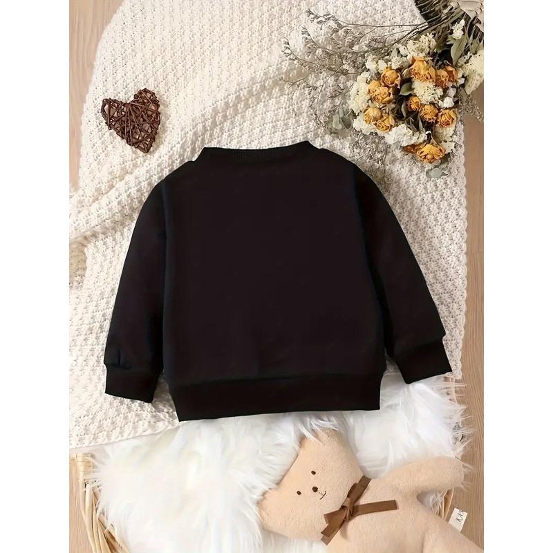 Easy Print Pattern, Comfortable And Skin-Friendly Sweatshirt for Baby Girls Aged 0-3 Years