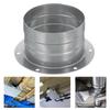 Metal Straight Flange Adapter Round Air Vent Duct Flange  Exhaust Air System