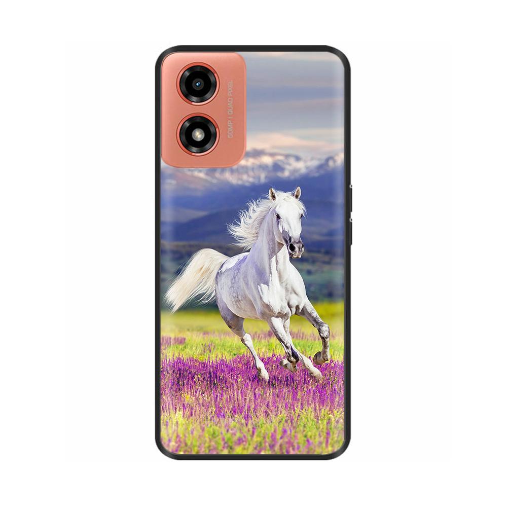 Case For Moto G04s Shockproof Black Soft Silicone Back Cover Phone Case On For Motorola Moto G04S G04 MotoG04 MotoG04s Bumper