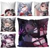 1 STK Anime Mädchen Hololive Sakamata Chloe Spiel Kissenbezug Sofa Dekorativ Zuhause Beidseitig Bedruckt Kurzer Plüsch Kissenbezug
