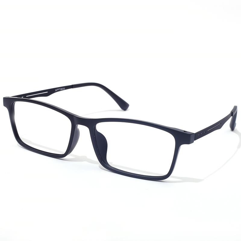 Super Light Titanium Square Glasses Frame Comfortable Rubber Eyewear Optical Prescription Glasses for Men and Women