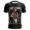 UFC Gold Belt Player Connor McGregor 3D Printed T-shirt Men's Boxing Training Fighting Competition Gym Short Sleeve T-shirt Top