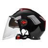 Foreign Trade Exclusive 335 Summer ABS Half Helmet for Adult Electric Vehicle Motorcycle Safety with Dual-Lens