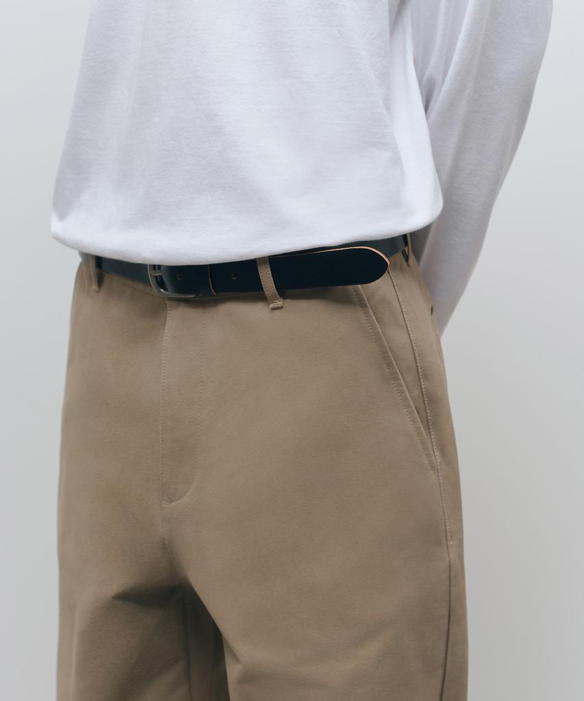 Musinsa Standard Brushed Regular Fit Chino Pants [Beige]