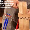 Long Nose Marker 45mm Long Tip Marker Water Resistant Deep Reach Woodworking Marking Pen For Wood Glass Metal Plastic