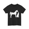 Pferd und Hund T-Shirt, Tierliebhaber T-Shirt, Hunde Pferde Besitzer Shirt
