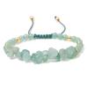 Armband van natuurstenen kralen, retro verstelbare armband voor dames en heren.