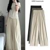 Women's High Waist Casual Wide-Leg Cotton Linen Pants - 9 Colors, Lightweight, Summer Style