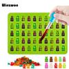 3D Gummy Bear Shape Silicone Cake Mold Candy Dessert Chocolate Maker Mold Ice Cube Tray With Pipette