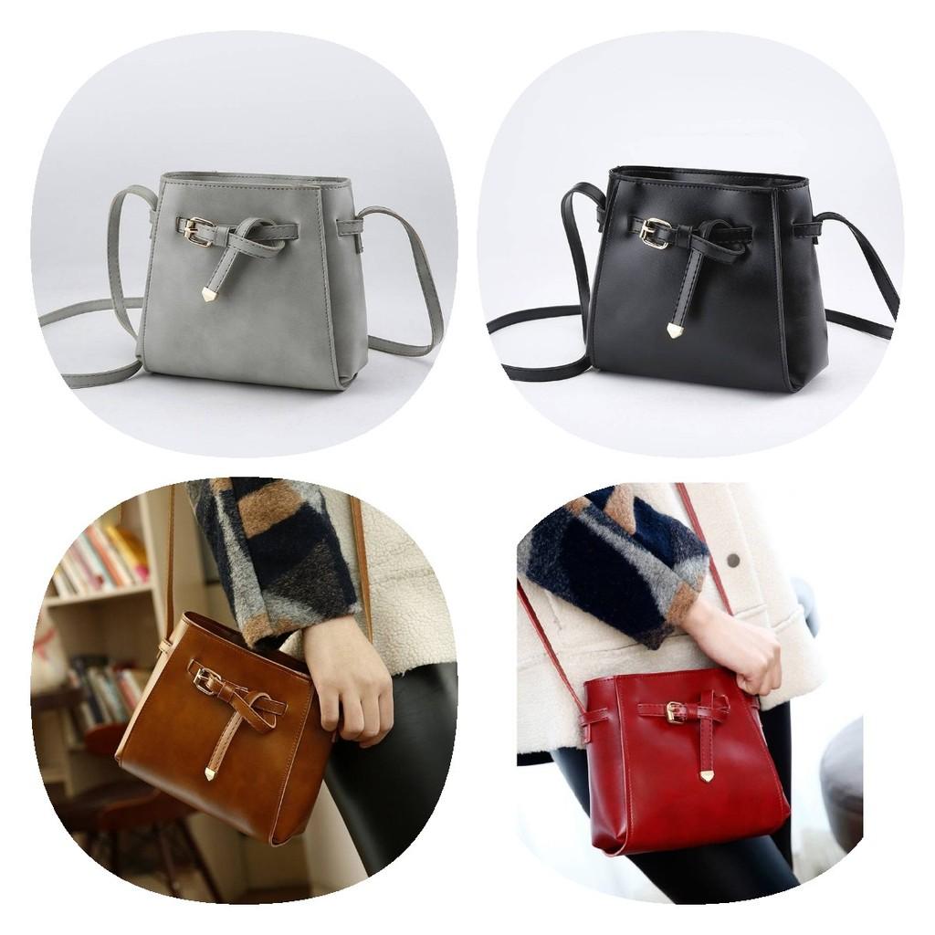 Stylish Red Pu Small Shoulder Bag For Women With Simple Korean Design And Soft Texture