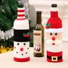 Christmas Decorations Elk Wine Bottle Sets Knit Wine Bottle Sets Champagne Bottle Sets Restaurant Holiday Decorations