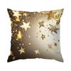 Golden Ramadan Festival Cushions Pillowcase Polyester Cushion Cover Throw Pillow Pillowcover Home Car Sofa Decor